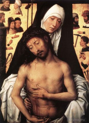 Hans Memling Werk - Die Jungfrau zeigt den Schmerzensmann 1475 oder 1479