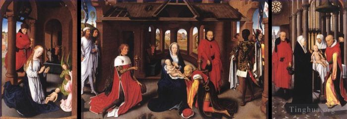 Hans Memling Ölgemälde - Triptychon 1470