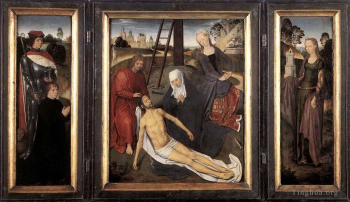 Hans Memling Ölgemälde - Triptychon von Adriaan Reins 1480
