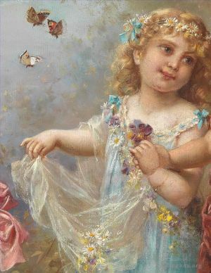 Werk Kleines Mädchen und Schmetterling