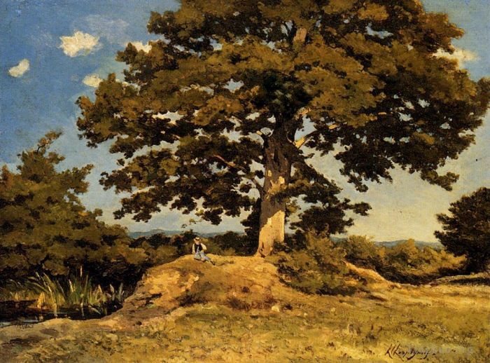 Henri-Joseph Harpignies Ölgemälde - Der große Baum