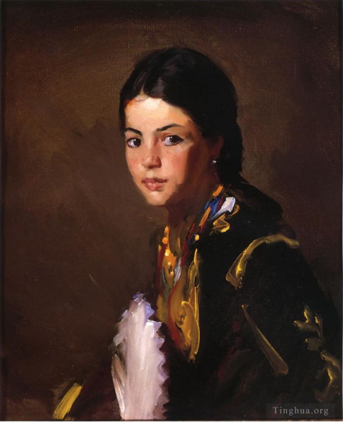 Robert Henri Ölgemälde - Segovia-Mädchen