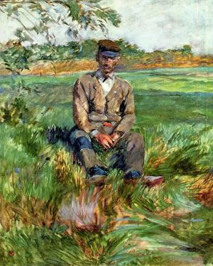 Henri de Toulouse-Lautrec Werk - Ein Arbeiter in Celeyran