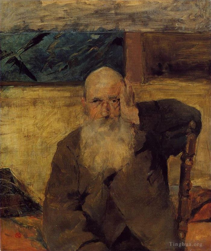 Henri de Toulouse-Lautrec Ölgemälde - Alter Mann in Celeyran