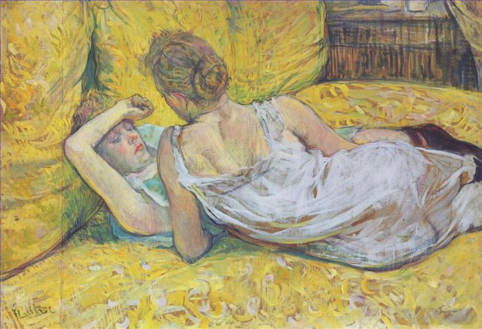 Henri de Toulouse-Lautrec Ölgemälde - Verlassen des Paares 1895