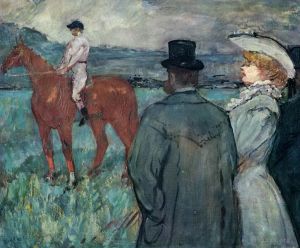 Henri de Toulouse-Lautrec Werk - Bei den Rennen 1899