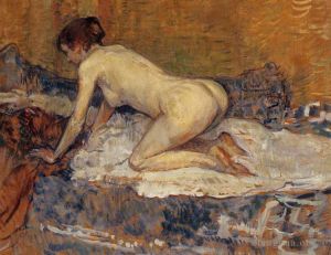 Henri de Toulouse-Lautrec Werk - Hockende Frau mit roten Haaren 1897