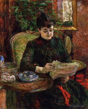 Henri de Toulouse-Lautrec Werk - Madame Aline Gibert 1887