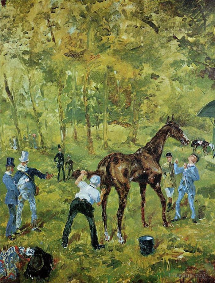 Henri de Toulouse-Lautrec Ölgemälde - Souvenir von Auteuil 1881