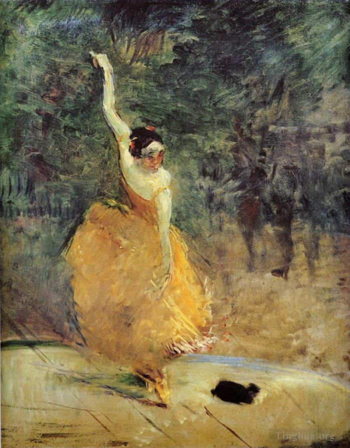 Henri de Toulouse-Lautrec Ölgemälde - Die spanische Tänzerin 1888