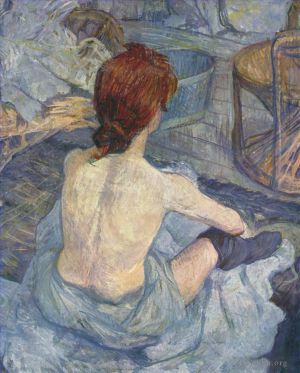 Henri de Toulouse-Lautrec Werk - Frau bei ihrer Arbeit 1896