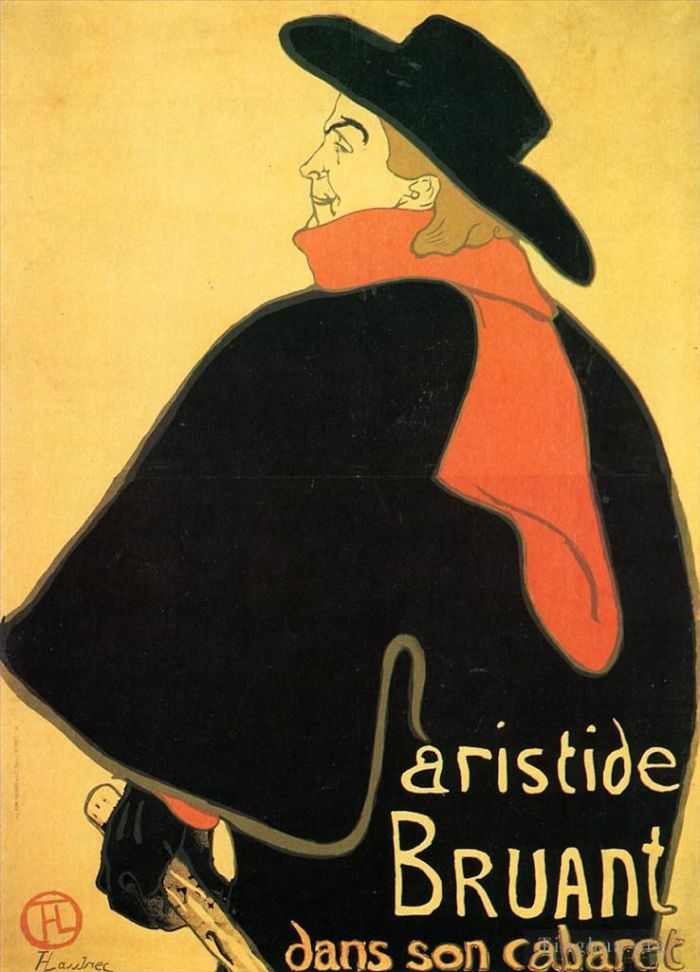 Henri de Toulouse-Lautrec Andere Malerei - Aristede Bruand in seinem Kabarett