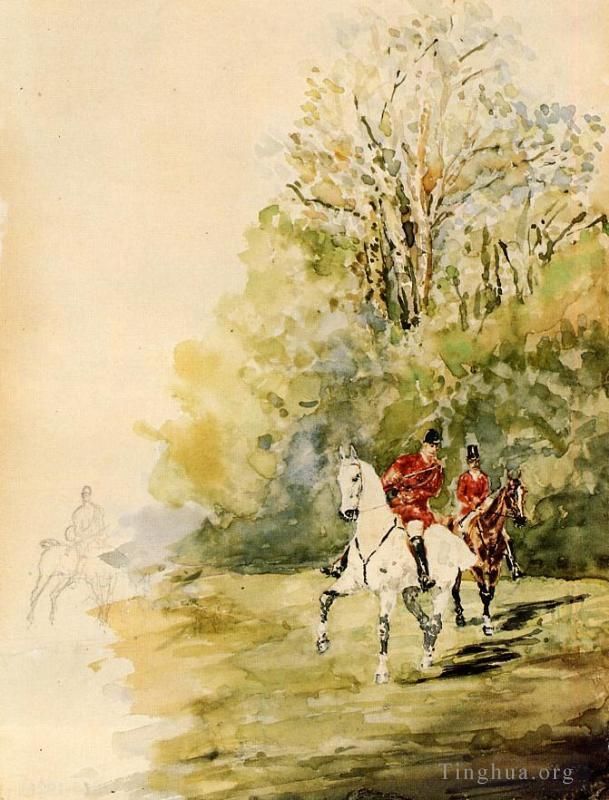 Henri de Toulouse-Lautrec Andere Malerei - Jagd