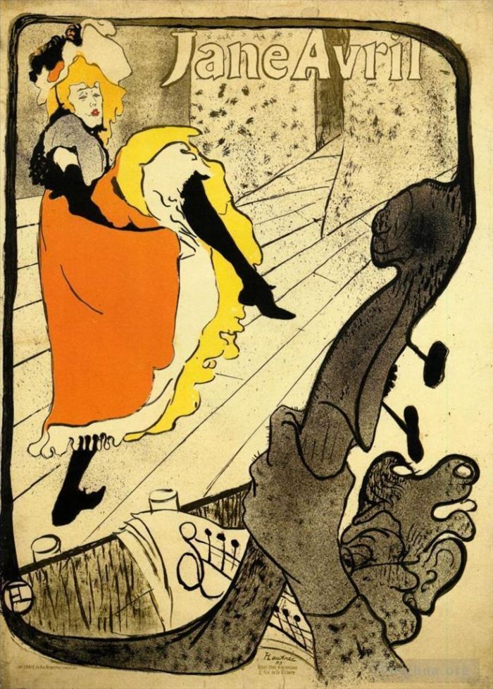Henri de Toulouse-Lautrec Andere Malerei - Jane Avril