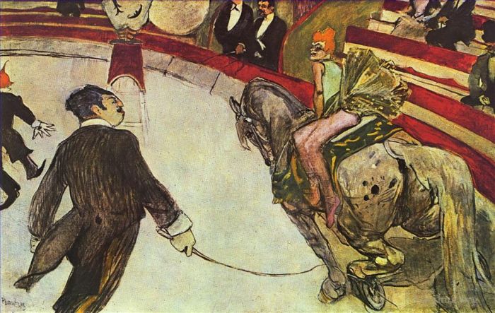 Henri de Toulouse-Lautrec Andere Malerei - Im Zirkus Fernando der Reiter 1888