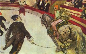 Henri de Toulouse-Lautrec Werk - Im Zirkus Fernando der Reiter 1888