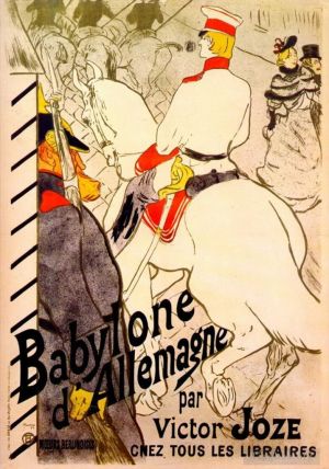 Henri de Toulouse-Lautrec Werk - Babylon Deutsch von Victor Joze