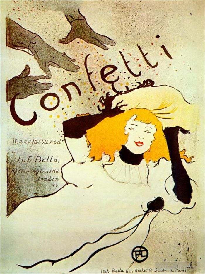 Henri de Toulouse-Lautrec Andere Malerei - Konfetti 1894