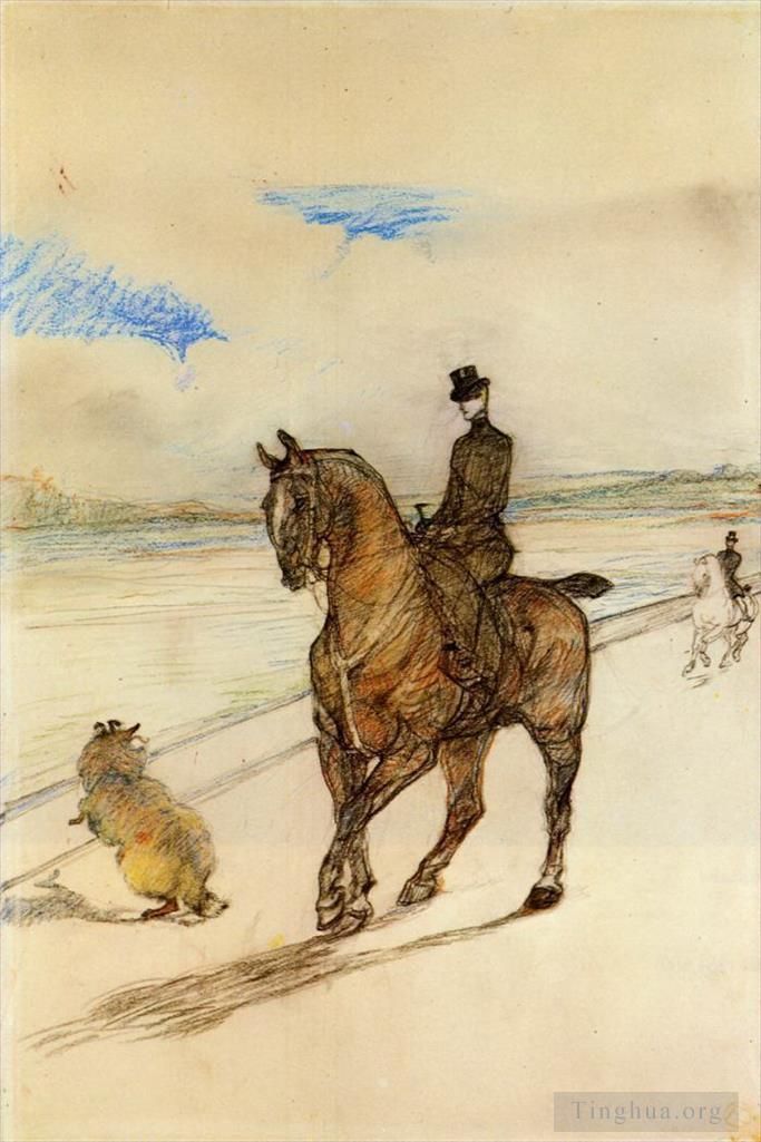 Henri de Toulouse-Lautrec Andere Malerei - Reiterin 1899