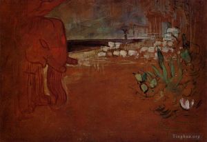 Henri de Toulouse-Lautrec Werk - Indischer Dekor 1894