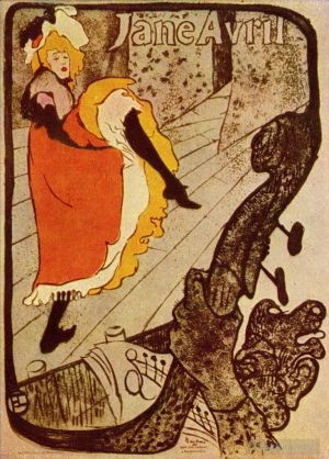 Henri de Toulouse-Lautrec Werk - Jane April 1893