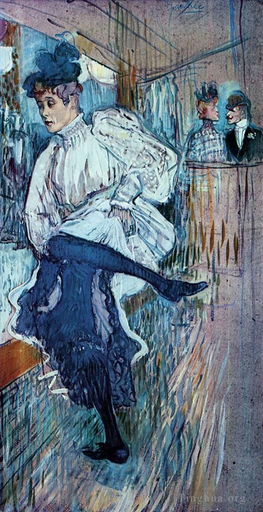 Henri de Toulouse-Lautrec Andere Malerei - Jane Avril tanzt 1891