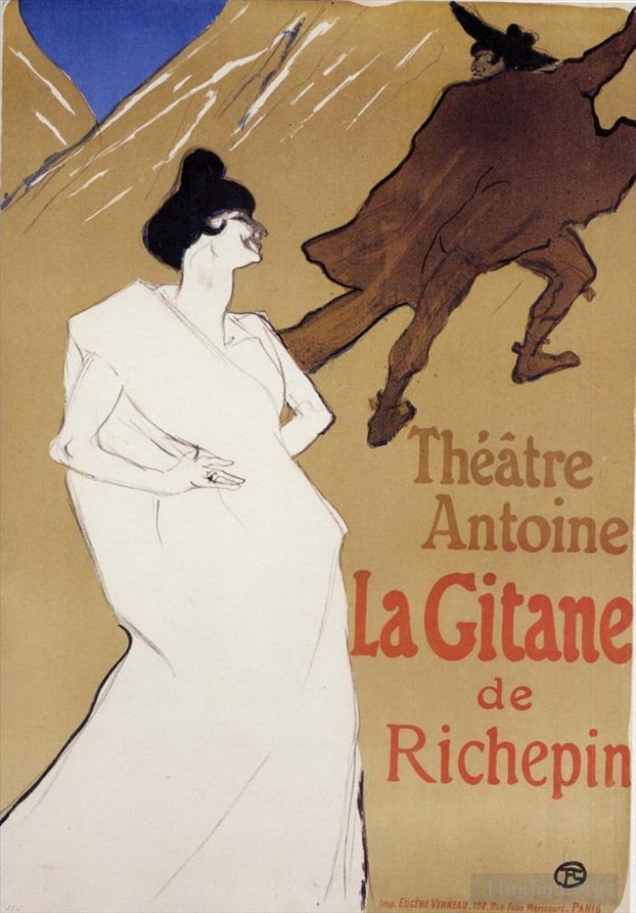 Henri de Toulouse-Lautrec Andere Malerei - La Gitane die Zigeunerin 1899