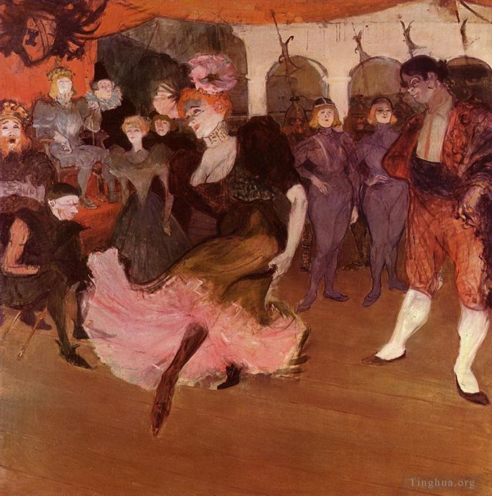 Henri de Toulouse-Lautrec Andere Malerei - Marcelle Lender tanzt im Bolero in Chilperic 1895