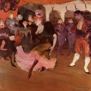 Henri de Toulouse-Lautrec Werk - Marcelle Lender tanzt im Bolero in Chilperic 1895