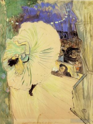 Henri de Toulouse-Lautrec Werk - Das Radschlag 1893