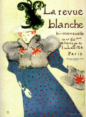 Henri de Toulouse-Lautrec Werk - Das weiße Plakat der Zeitschrift 1896