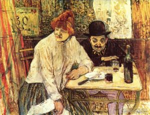 Henri de Toulouse-Lautrec Werk - Die letzten Crumbs 1891