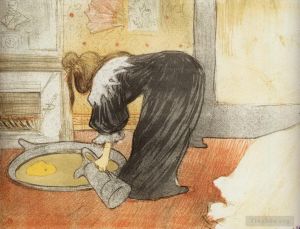 Henri de Toulouse-Lautrec Werk - Sie Frau mit einer Wanne 1896