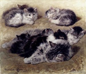 Henriette Ronner-Knip Werk - Eine Studie über Katzen