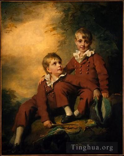 Henry Raeburn Ölgemälde - Die Binning-Kinder