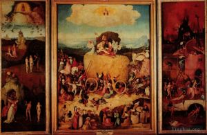 Hieronymus Bosch Werk - Heuwagen-Moral