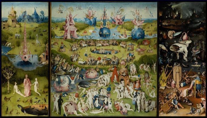 Hieronymus Bosch Ölgemälde - Der Garten der Lüste von Bosch Hohe Auflösung