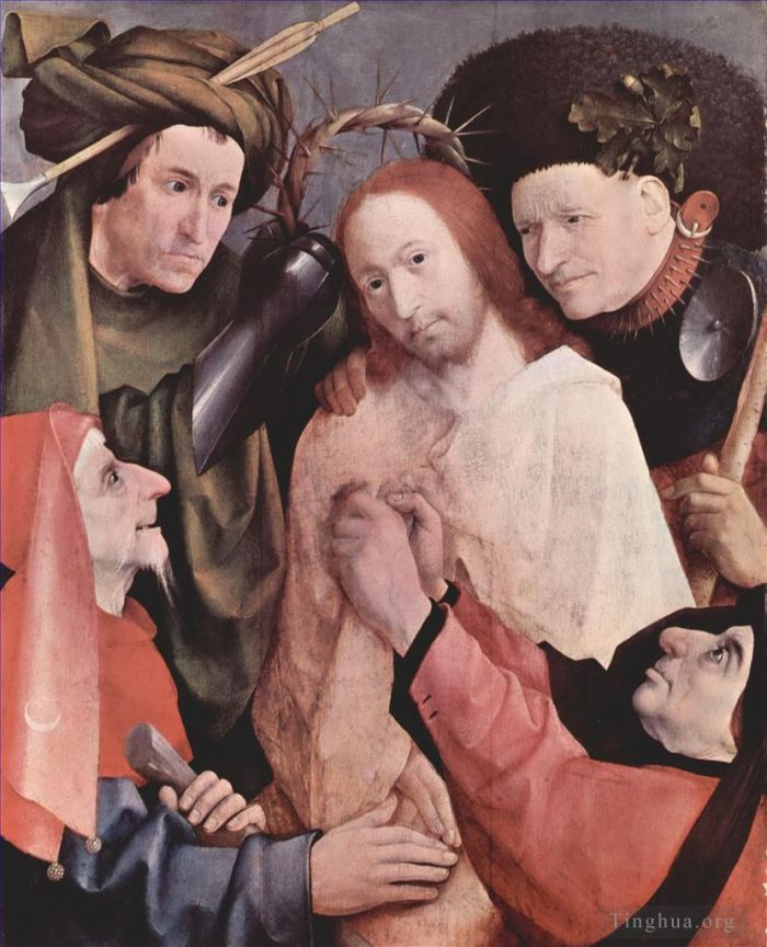 Hieronymus Bosch Ölgemälde - Mit Dornen gekrönt 1500