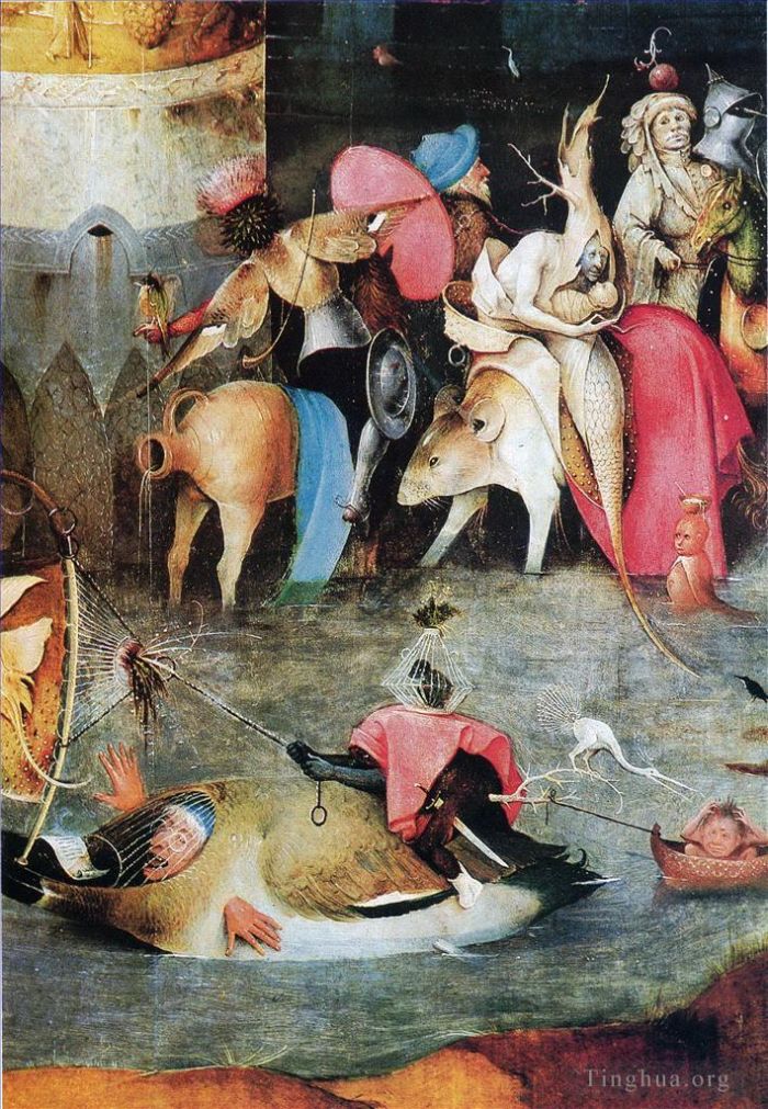Hieronymus Bosch Ölgemälde - Gruppe von Opfern