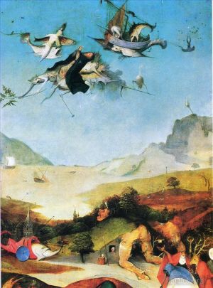 Hieronymus Bosch Werk - Versuchung des Heiligen Antonius 1