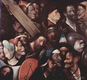Hieronymus Bosch Werk - Die Kreuztragung 1480