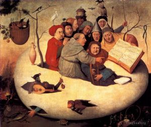 Hieronymus Bosch Werk - Das Konzert im Ei 1480