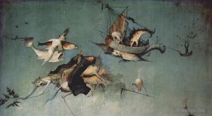 Hieronymus Bosch Werk - Die Versuchung des heiligen Antonius 1511