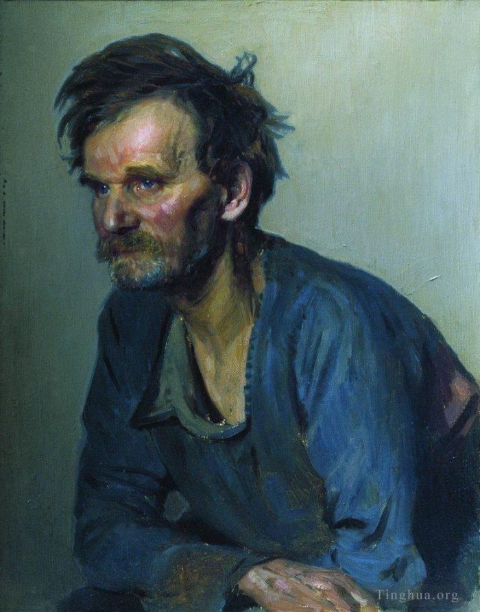 Ilya Repin Ölgemälde - Akademischer Bewahrer Efimov 1870