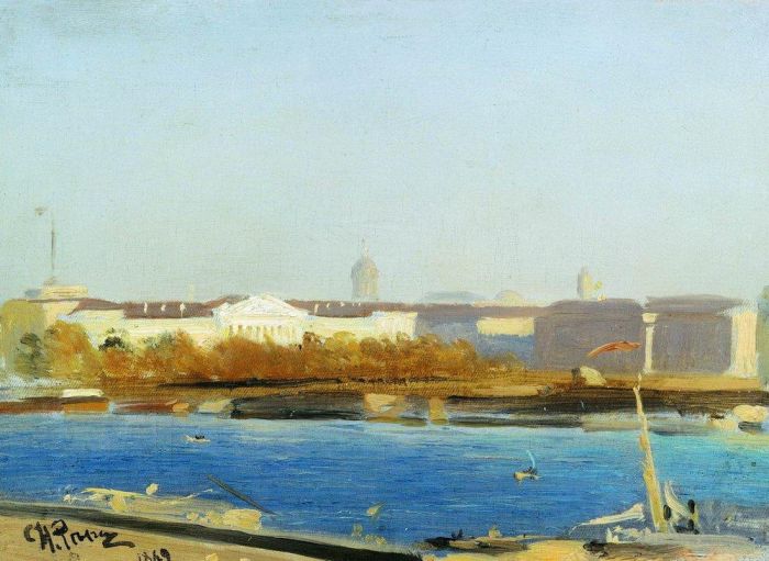 Ilya Repin Ölgemälde - Admiralität 1869