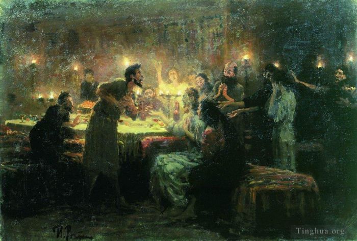 Ilya Repin Ölgemälde - Wenn nicht alles im Jahr 1896