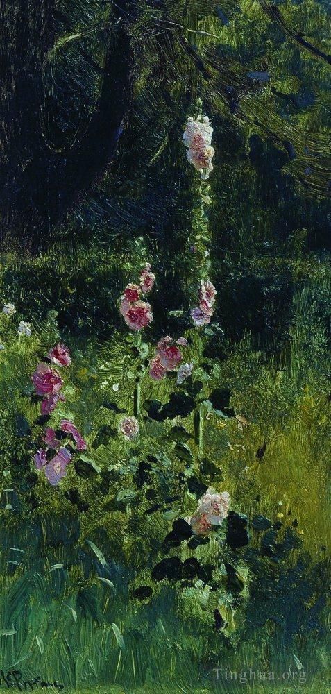 Ilya Repin Ölgemälde - Malve 1880