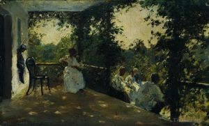 Ilya Repin Werk - Auf der Terrasse 1901