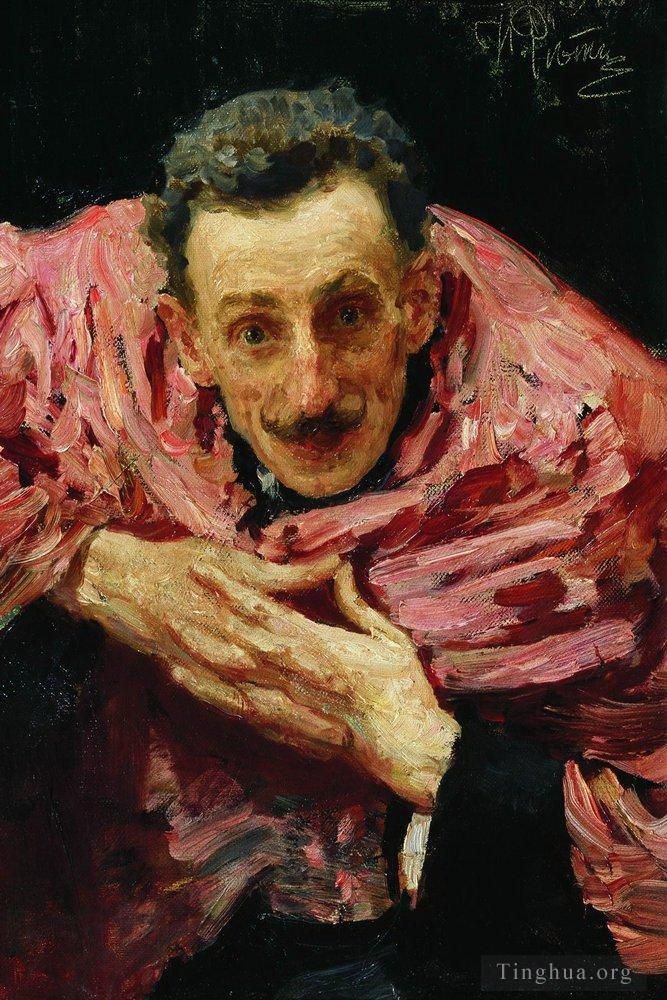Ilya Repin Ölgemälde - Porträt von VD Ratov S.M. Muratov 1910