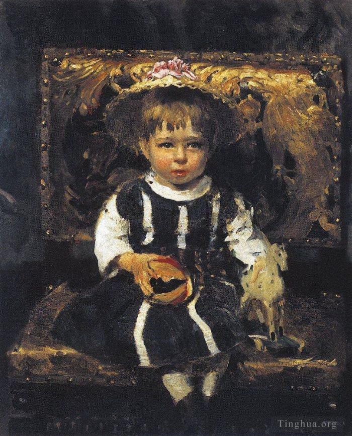 Ilya Repin Ölgemälde - Porträt von Vera Repina 1874